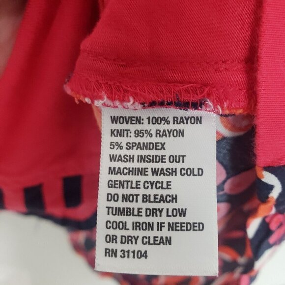 Crown & Ivy Stripe Bird Top Lightweight Sleeveless Blouse Womens Size XL - Picture 4 of 9